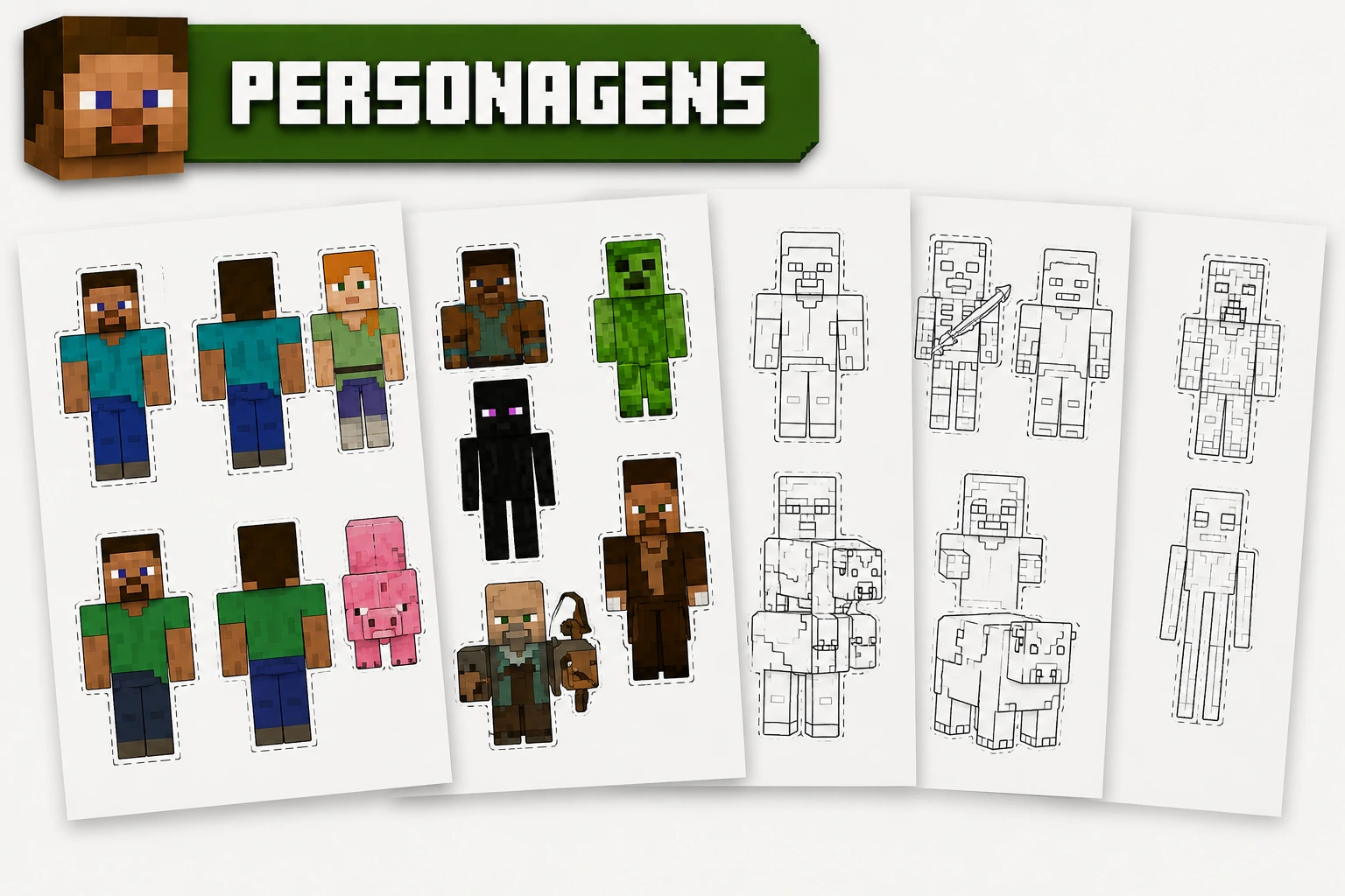 Personagens do material